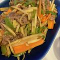 105♡'s cooksnap of when they made 本格定番レシピ青椒肉絲.
