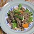 mmameco's cooksnap of when they made 牛タンのさっぱり葱塩にんにく炒め　.