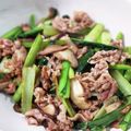 クックEIX1IJ☆'s cooksnap of when they made 小松菜・椎茸・豚こま☺にんにく中華炒め.