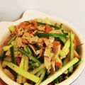 milkey61's cooksnap of when they made きゅうりとハムの、無限ナムル。.