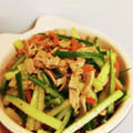 milkey61's cooksnap of when they made きゅうりとハムの、無限ナムル。.