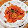 hanemakoo's cooksnap of when they made 鶏むね肉とズッキーニのトマトクリーム煮.