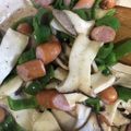 みぃ010's cooksnap of when they made ピーマンとエリンギ・ウインナーごま油炒め.