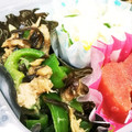 京ん家's cooksnap of when they made 簡単★無限ピーマン＠塩昆布とゴマ香る.