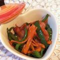 tikariri's cooksnap of when they made ピーマンとウインナーのオイスター炒め♪.