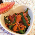 tikariri's cooksnap of when they made ピーマンとウインナーのオイスター炒め♪.