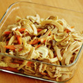 ガメコ's cooksnap of when they made 筍と人参と油揚げ★パパっと炒め煮★.