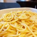 BunnyQ's cooksnap of when they made ワンポット包丁要らずペペロンチーノパスタ.