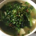 クック78R779☆'s cooksnap of when they made 小松菜豆腐マッシュの味噌汁.