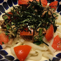 くろぷっちー's cooksnap of when they made サバ缶とトマトの冷製うどん.