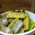mikki1001's cooksnap of when they made コンニャクとゴーヤーのきんぴら風.