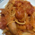 67luna's cooksnap of when they made キムチーズトマト☆パスタ.