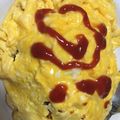 秀狼1011's cooksnap of when they made 市販のピザソースで☆簡単＆本格オムライス☆.