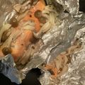 黒めんぼう's cooksnap of when they made 鮭とエリンギの味噌バターホイル焼き.