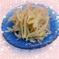 オウジリリノエ's cooksnap of when they made レンジで簡単☆もやしのナムル☆.