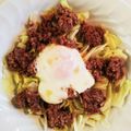 さだはる２８号's cooksnap of when they made キャベツと挽肉のレンジ蒸し.