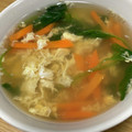 ☆1026りぃ☆'s cooksnap of when they made タマゴとほうれん草の和風スープ:-).