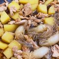 o0frail0o's cooksnap of when they made 簡単肉じゃが～味付けはめんつゆだけ.