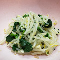 ekokan's cooksnap of when they made もやしとほうれん草の簡単ナムル.