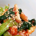 ミカ★ヅキ's cooksnap of when they made ＊茹でおき小松菜のキムチ和え＊.