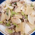 しぃーむ's cooksnap of when they made ご飯が進む♪かぶと豚肉の炒め煮.