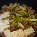 のんこ's cooksnap of when they made 大皿一品！超簡単♡肉豆腐〜すきやき風味〜.