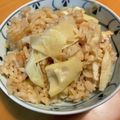 ほーまーさん's cooksnap of when they made 破竹とあげの炊き込みごはん.