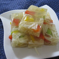 miyuki12's cooksnap of when they made 涼しげ～なそうめんと夏野菜のコンソメ寒天.