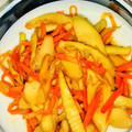 ★あぃあぃ☆'s cooksnap of when they made たけのこと人参のきんぴら.