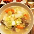 まゆ犬's cooksnap of when they made ストウブde本格濃厚牛骨スープ.