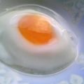 ﾚﾝｸﾝ's cooksnap of when they made レンジで簡単☆温泉たまごちゃん♪.