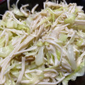 no1642's cooksnap of when they made えのきだけとキャベツのレンジ蒸し.
