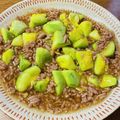 ミニーまぁま♡'s cooksnap of when they made かぼちゃのひき肉あんかけ.
