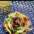 liarra's cooksnap of when they made ウズベキスタン♡牛肉とザクロのサラダ.