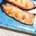 ピンクローズ☆'s cooksnap of when they made 鮭の酒粕漬け☆牛肉も美味しい☆.