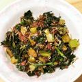 マダムスカーレット's cooksnap of when they made 常備菜☆セロリの葉の梅おかか炒め.