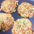 riri58's cooksnap of when they made キャベツ大量消費‼︎お好み焼き風.