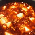 kinniko's cooksnap of when they made 合挽き肉で☆丸美屋の 麻婆豆腐.