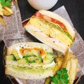 Rika☆Rin's cooksnap of when they made 簡単♫鶏ムネ肉のボリュームサンドイッチ♫.