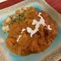 TOMO☆753's cooksnap of when they made キャンプ飯！バターチキンカレー☆.