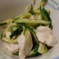あきつま（杏花☆）'s cooksnap of when they made カニカマとキュウリ鶏むね肉のからし和え♪.