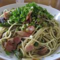 xxjanexx's cooksnap of when they made 高菜とベーコンの和風スパゲティー.