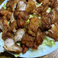 クックQ51Z5P☆'s cooksnap of when they made レタス大量消費！唐揚げリメイクサラダ♡.