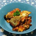 おはなすき's cooksnap of when they made 生鮭のトマトソース煮込み　茸と茄子入り.