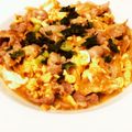 ＊チョチョリーヌ＊'s cooksnap of when they made 【超簡単】肉卵とじ丼【鶏・豚・牛】.