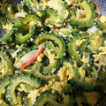 mmSeikomm's cooksnap of when they made 卵とカニカマで簡単！ゴーヤの中華炒め.