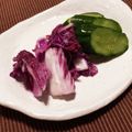 まめたべまめた's cooksnap of when they made 紫白菜の浅漬け.