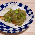 アクセル☆'s cooksnap of when they made 枝豆と玉ネギの青汁かきあげ.