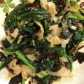 のぉママ's cooksnap of when they made 居酒屋さん☆レンコンと小松菜のナムル.