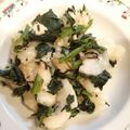 らみねす's cooksnap of when they made たらとほうれん草のうま塩昆布バター炒め.